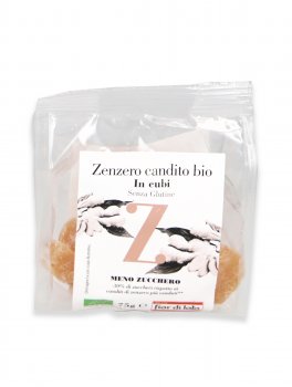 Zenzero Candito Bio in Cubi - 1