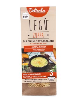 Zuppa di Legumi con Carota e Zucca - 1