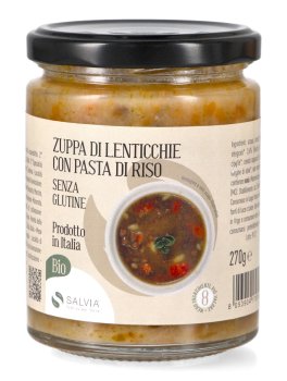 Zuppa di Lenticchie con Pasta di Riso Bio - 1