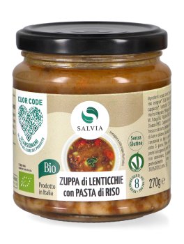 Zuppa di Lenticchie con Pasta di Riso Bio - 1