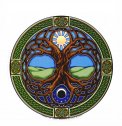 Adesivo per Vetri -  Albero della Vita - Celtico