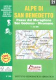 Alpe di San Benedetto - Carta dei Sentieri n.21 — Libro