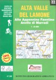 Alta Valle del Lamone - Carta dei Sentieri n. 22 — Libro