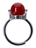 Anello in Acciaio con Pietra Preziosa