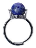 Anello in Acciaio con Pietra Preziosa