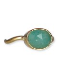 Anello in Argento 925 Design con Pietra Taglio Ovale