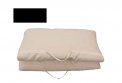 Bag-Futon Zip in Tessuto Nero - 80 x 195 cm