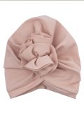 Berretto a Turbante con Volant - Pink Salt