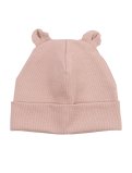 Berretto Beanie con Orecchie da Orso - Rosewood