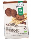 Biscotti di Grano con Cacao e Gocce di Cioccolato Bio