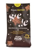 Biscotti Proteici al Cacao e Gocce di Cioccolato Bio "Stelle Dark"