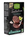 Biscotti "Tentation" Lime e Cocco Ricoperti di Cioccolato al Latte