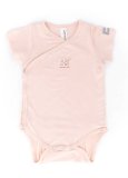 Body a Mezza Manica Bimba - Rosa