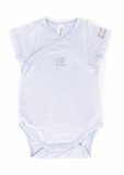 Body a Mezza Manica Bimbo - Azzurro
