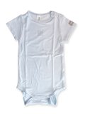 Body a Mezza Manica Bimbo - Azzurro