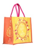 Borsa/Shopper in Juta Fiore della Vita