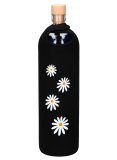 Bottiglia Flaska Neo Design - Black Daisies
