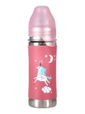 Bottiglia in Acciaio con Cannuccia in Silicone - 325 ml