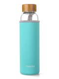 Bottiglia in Vetro con Tappo in Legno "Protect the Sea" - Ginger