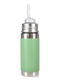 Bottiglia Termica in Acciaio con Cannuccia in Silicone - 260 ml