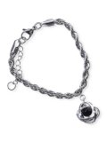 Bracciale Acciaio Ritorto con Genesina