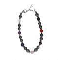 Bracciale Chakra con Gancino e Separatori in Ematite