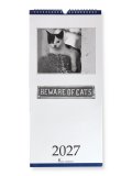 Calendario Beware of Cats 2027 — Calendario