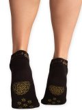 Calze Yoga Antiscivolo Adhara - Nero/Oro