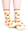 Calzini Corti Bimbo antiscivolo in Cotone e Spugna "Animali del Bosco" - Scoiatolo e Ghianda