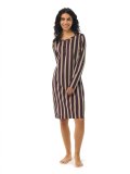 Camicia da Notte Delta Fig Stripes