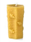 Candela Esagono in Cera d'Api