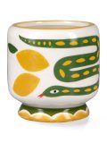 Candela in Ceramica "A Dopo" Snake - Wild Lemongrass