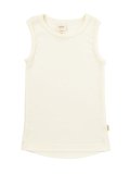 Canotta Bimbo in Lana Merino - Ecru