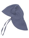 Cappellino da Sole in Mussola con Orecchie da Orso e Paracollo - Tempest