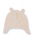 Cappellino Bimbo in Velluto - Avorio