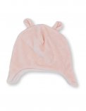 Cappellino Bimbo in Velluto - Rosa Cipria