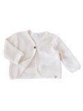Cardigan a Maglia Bimba - Off White
