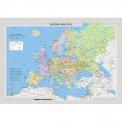 Carta Murale: Europa Fisica-Politica - Fronte/Retro — Libro
