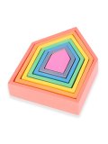 Casette Arcobaleno in Legno a Incastro