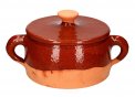 Casseruola con manici e Coperchio dalla parete Bombata