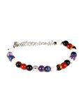 Cavigliera-Bracciale Chakra con 2 Sfere tipo Swarovski
