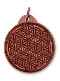 Ciondolo in Legno di Cedro - Fiore della Vita