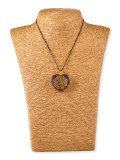 Ciondolo Orgonite Settimo Chakra Cuore - Ametista