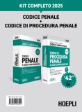 Codice Penale e Codice di Procedura Penale 2025 Kit Completo — Libro