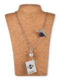 Collana con Bola Chiama Angeli e Ciondolo Lapislazzuli
