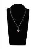 Collana con Ciondolo in Quarzo Rosa