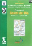 Comune di Castel Del Rio - Carta dei Sentieri n. 26 — Libro
