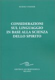 Considerazioni sul Linguaggio in Base alla Scienza dello Spirito — Libro