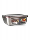 Contenitore Rettangolare in Acciaio Inox - Flora