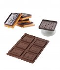 Stampo in Silicone per Biscotti al Cioccolato - Cookie Choc Kit "Snowman Slim"